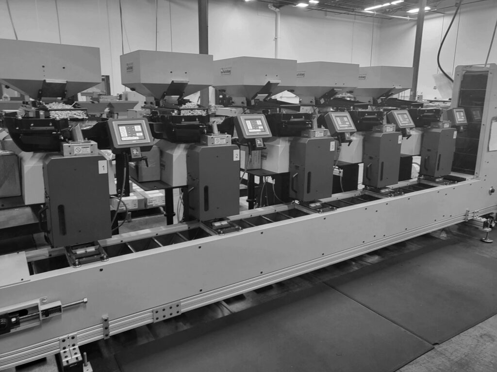 Packaging Machine Black And White