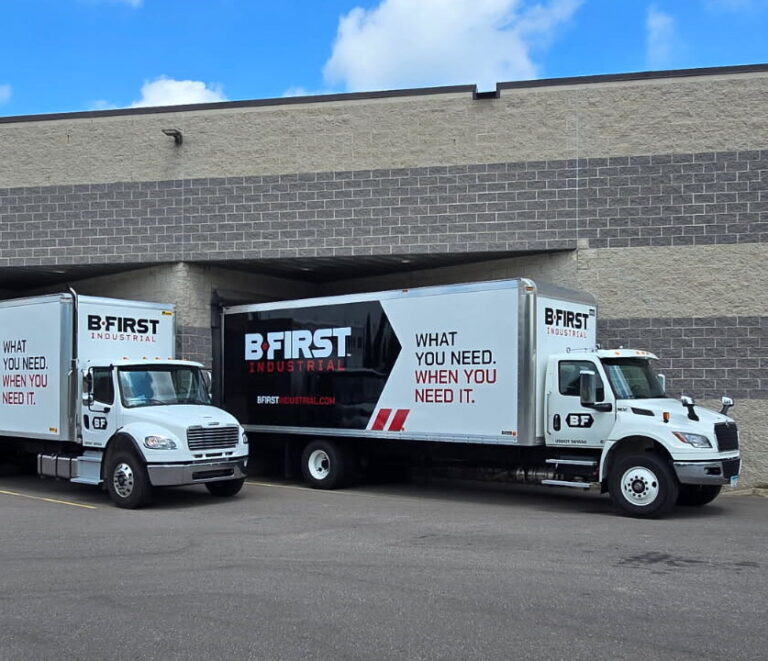 BF Fastener Box Truck at a BFirst facility location